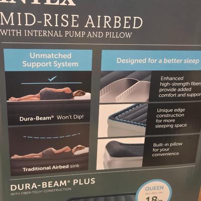 Intex Dura-Beam Airbed Advantage Queen Air Mattress