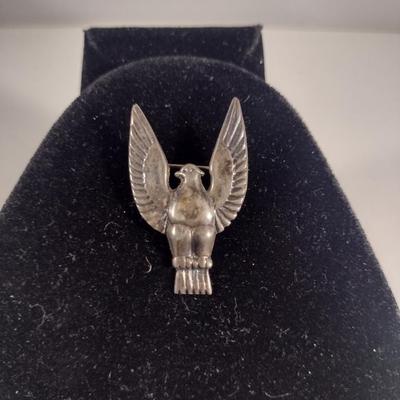 Vintage Phoenix Design Sterling Silver Pin- Approx Weight 6 Grams (#324)