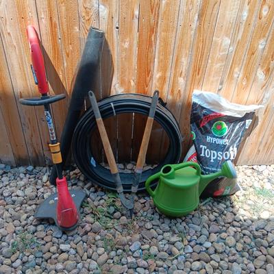 13" ELECTRIC WEED TRIMMER, EDGING, WINDOW SCREEN, LOPERS AND MORE