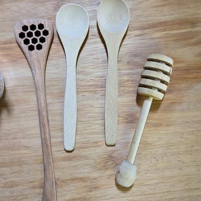 Mini Tongs & Mini Wood Utensils