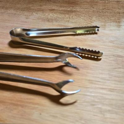 Mini Tongs & Mini Wood Utensils