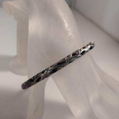 Sterling Silver Bangle Bracelet (#337-A)
