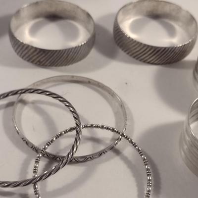 Collection of Bangle Style Bracelets (#337-B)