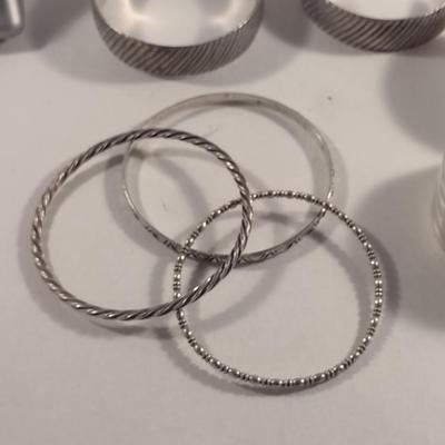 Collection of Bangle Style Bracelets (#337-B)