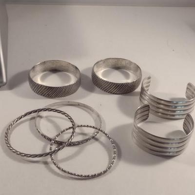 Collection of Bangle Style Bracelets (#337-B)