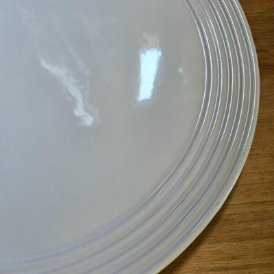Pamper Chef 13.5" White Round Platter