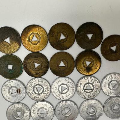 Louisiana, USA Trade Tokens: Luxury Tax