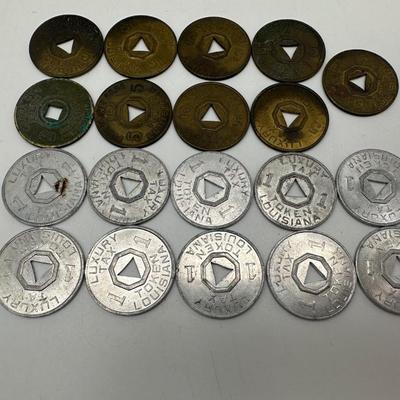 Louisiana, USA Trade Tokens: Luxury Tax