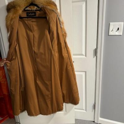 Red Fox Fur Coat - Vintage