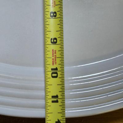 Pampered Chef Oblong White Platter