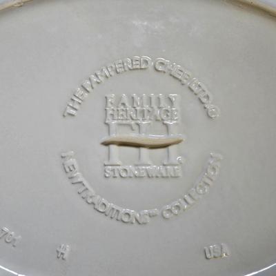 Pampered Chef Oblong White Platter