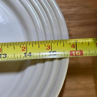 Pampered Chef Oblong White Platter