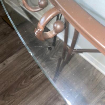 NICE Glass Top Sofa/Foyer Table