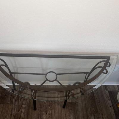 NICE Glass Top Sofa/Foyer Table