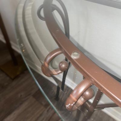NICE Glass Top Sofa/Foyer Table