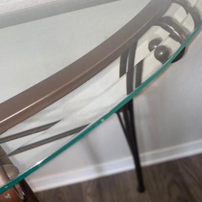 NICE Glass Top Sofa/Foyer Table