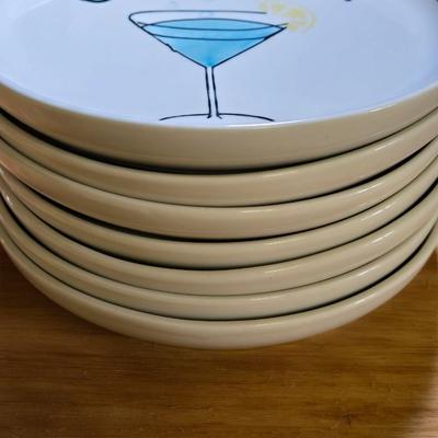 (7) Ceramic Cheers Plates
