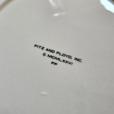 (4) Fitz & Floyd Ceramic Fish Plates