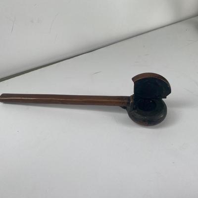 Antique portable Japanese Ink well with Quill