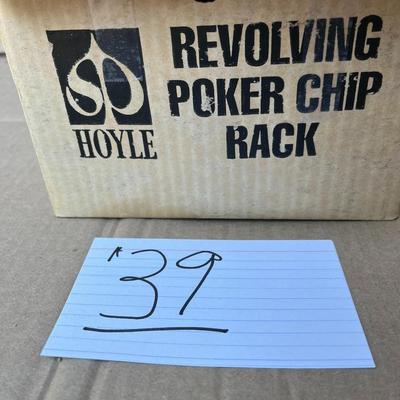 Revolving Poker Chip Rack