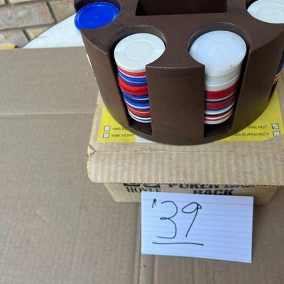Revolving Poker Chip Rack