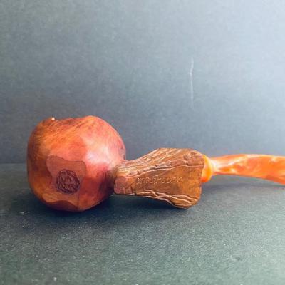 Vintage Georgetown Tobacco Signed Mr. Groum Pipe of Distinction