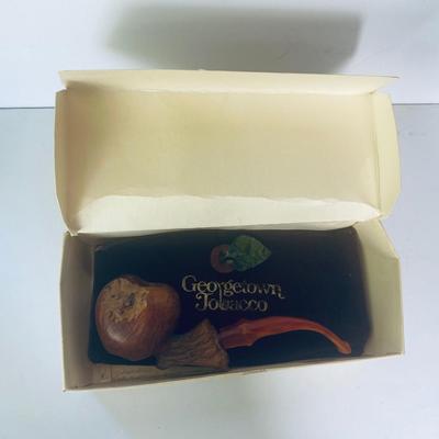Vintage Georgetown Tobacco Signed Mr. Groum Pipe of Distinction
