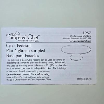 The Pampered Chef Cake Pedestal