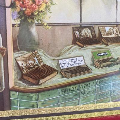 Brazil Trullerie Malsch/Heidelberg West Germany Cigar Box in exquisite condition