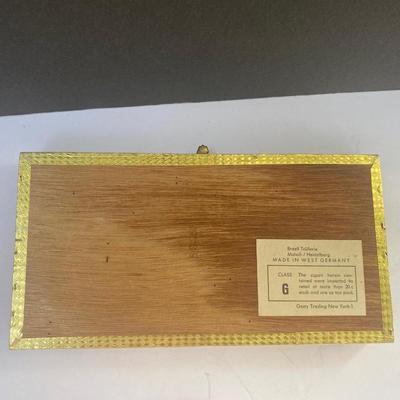 Brazil Trullerie Malsch/Heidelberg West Germany Cigar Box in exquisite condition