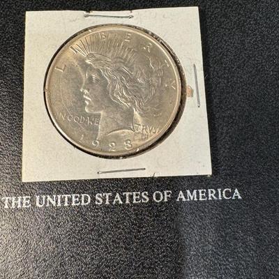 1923 D PEACE DOLLAR BRILLANT UNCIRCULATED