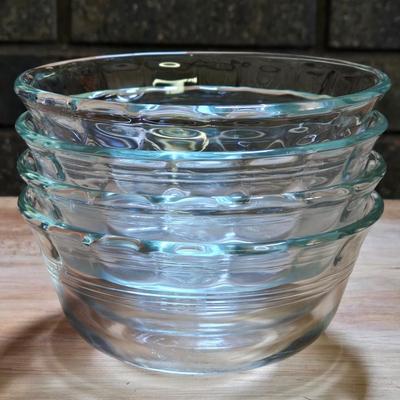 Pyrex (4) Small Bowls