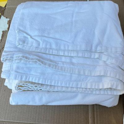 King Size Flannel Sheet Set - Solid White