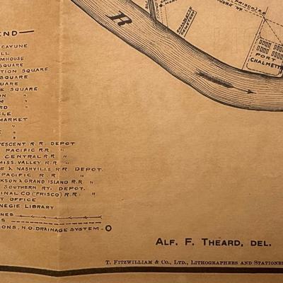 The New Orleans Picayune’s Map of New Orleans, 1909