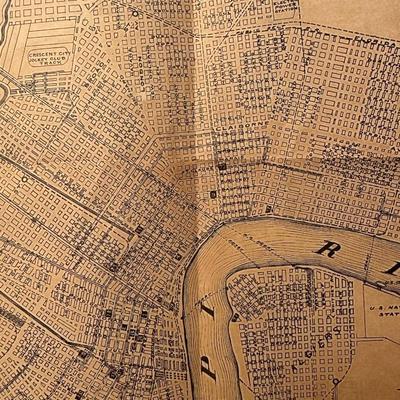 The New Orleans Picayune’s Map of New Orleans, 1909