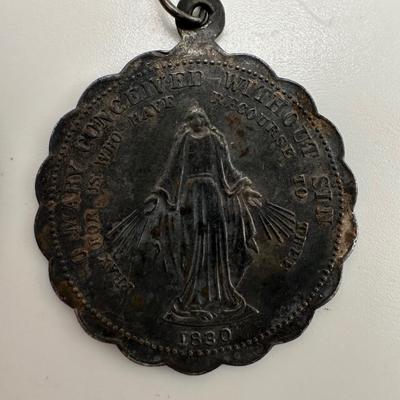 Vintage Religious Medals & Cross