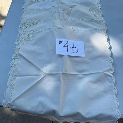 Scalloped Edge Doillies - Total of 5