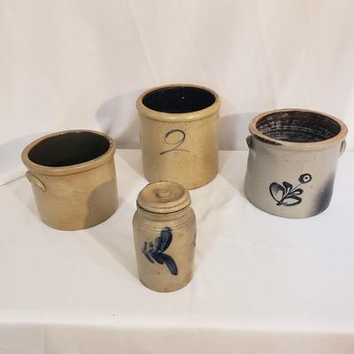 Fulper Bros. Crock and More (B1-KD)