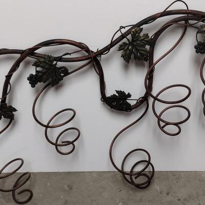 Metal Grapes Decor