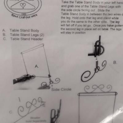 Table top Scroll Stands