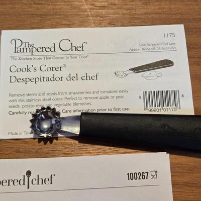 (2) The Pampered Chef Corer Tools