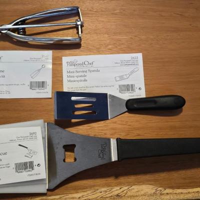 The Pampered Chef Spatulas and Scoop