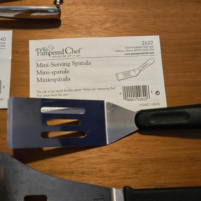 The Pampered Chef Spatulas and Scoop