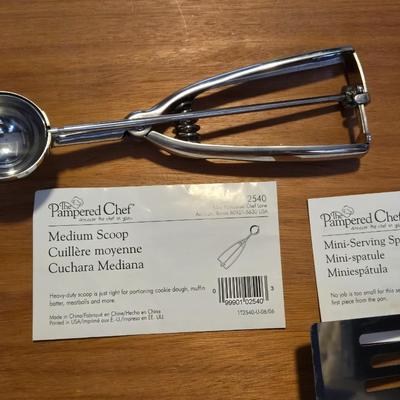 The Pampered Chef Spatulas and Scoop