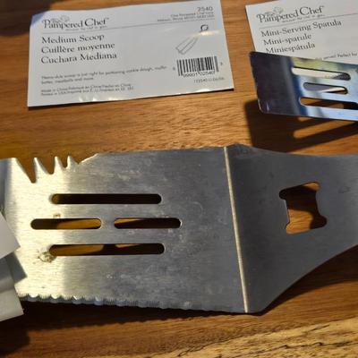 The Pampered Chef Spatulas and Scoop