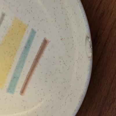 (2) Mid Century Modern Vernonware Platters