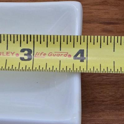 3 Different Sizes Square Bowls and a Condiment Dish