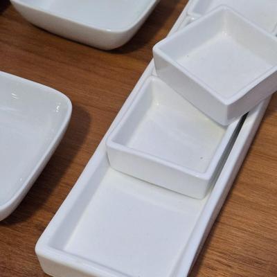 Square Snack Ceramic Dishes
