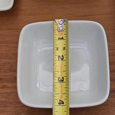 Square Snack Ceramic Dishes