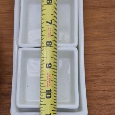 Square Snack Ceramic Dishes